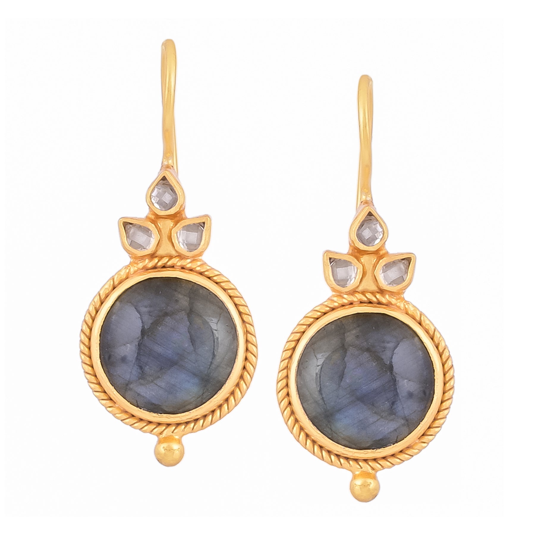Megha Earrings Grey