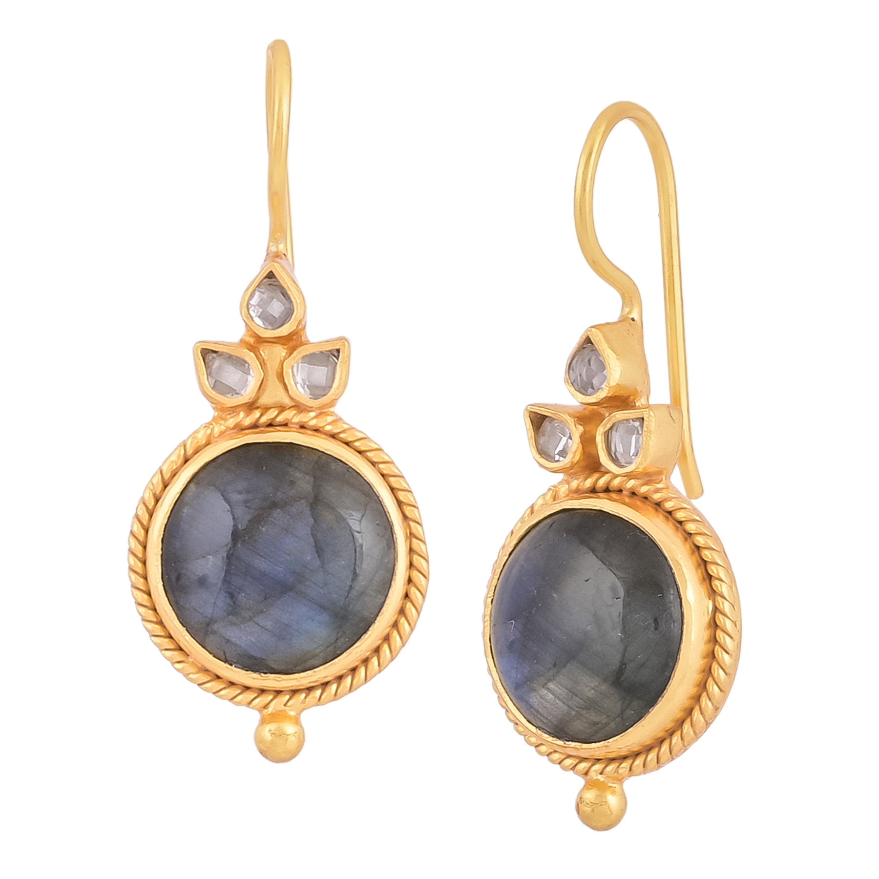 Megha Earrings Grey