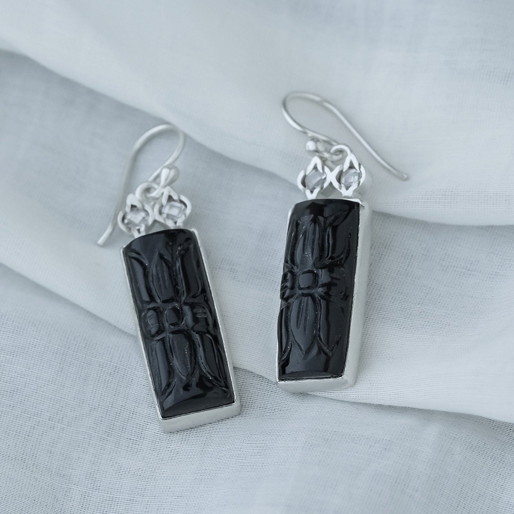 Vera Earrings Black Onyx
