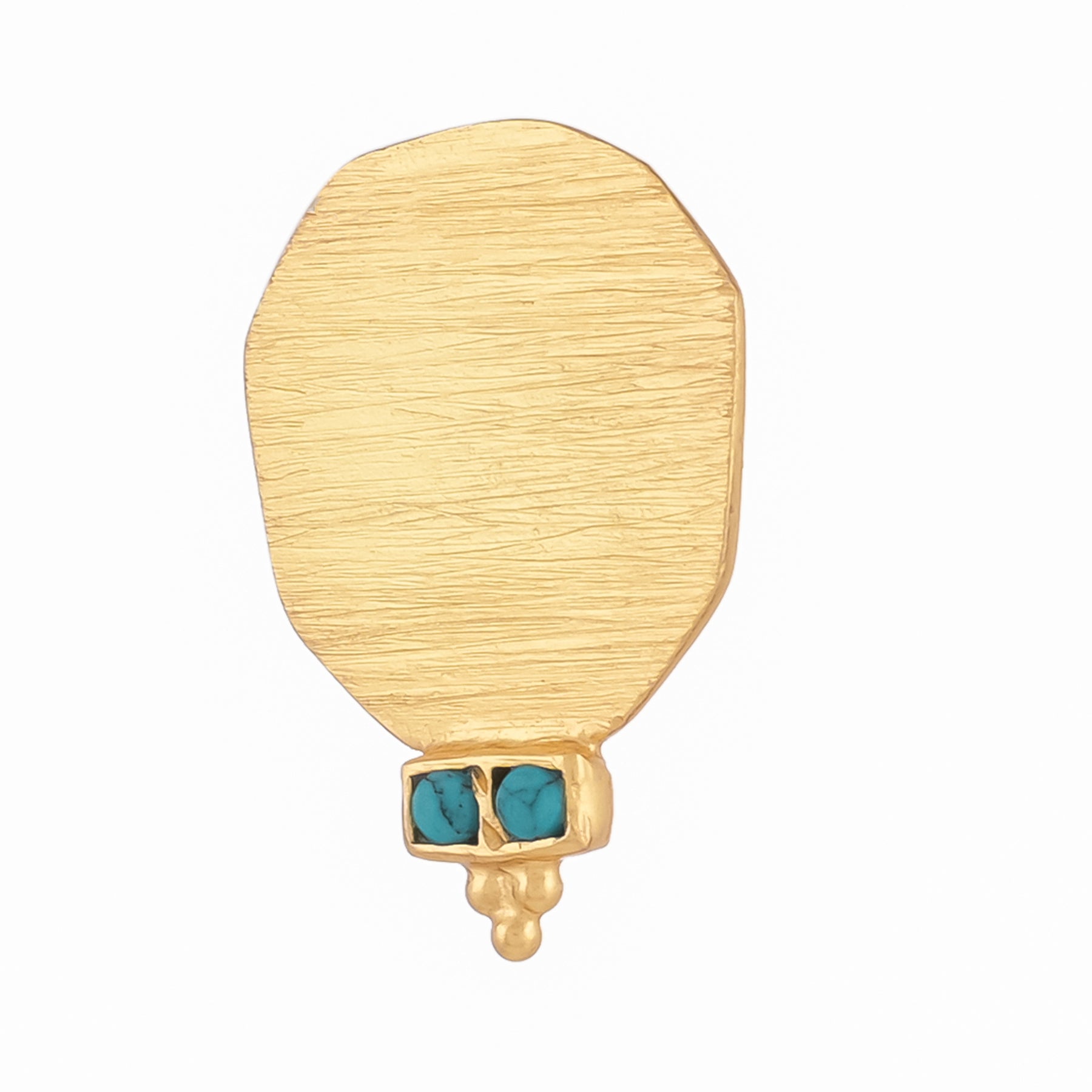 Alice Earrings Gold Turquoise