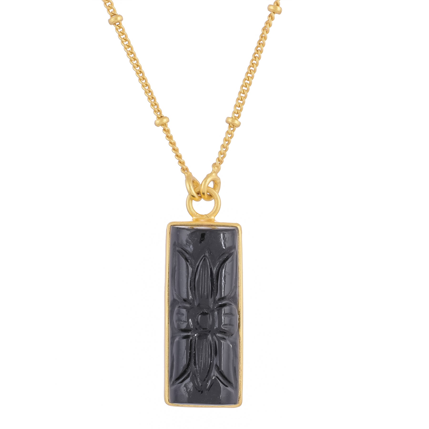 Vera Necklace Gold Black