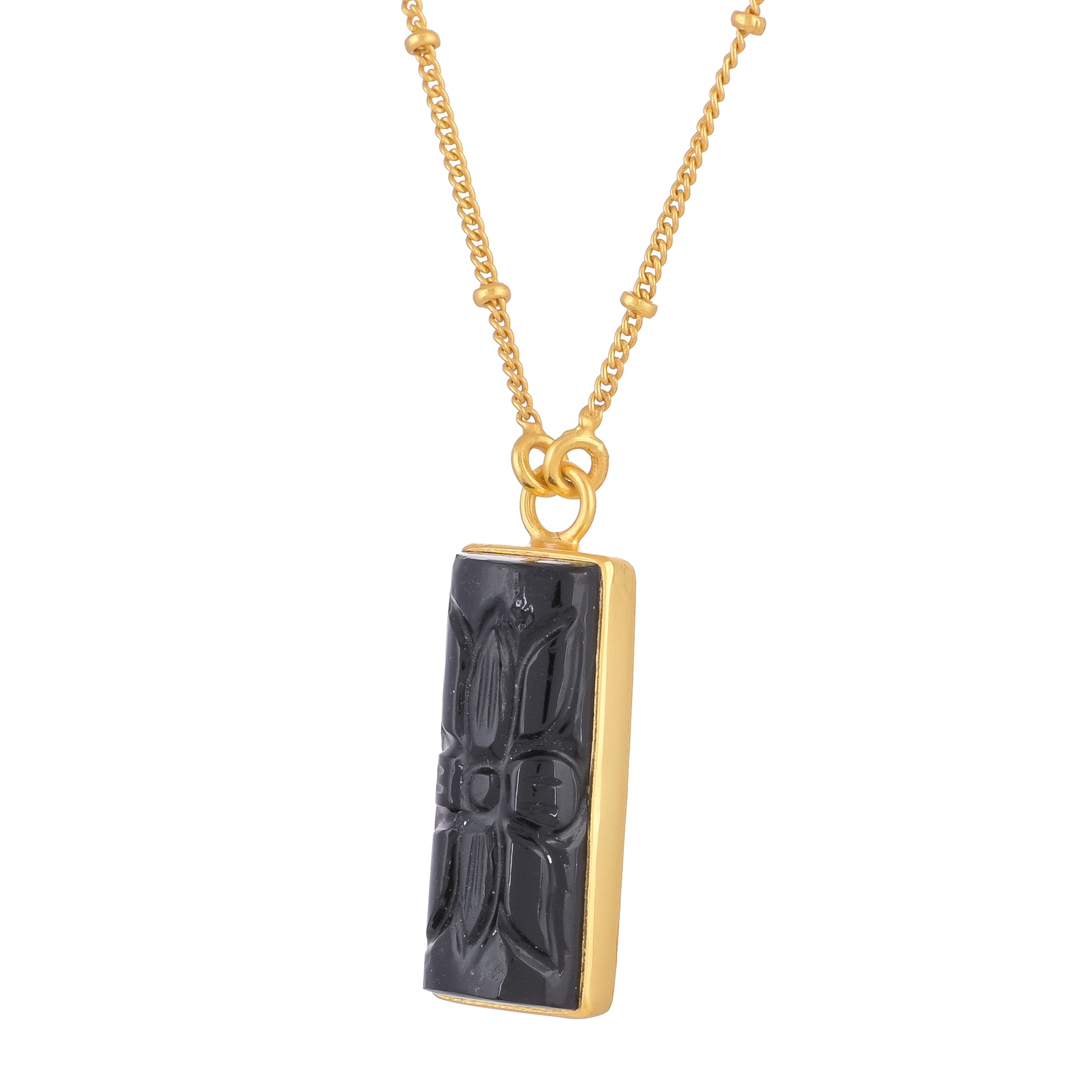 Vera Necklace Gold Black