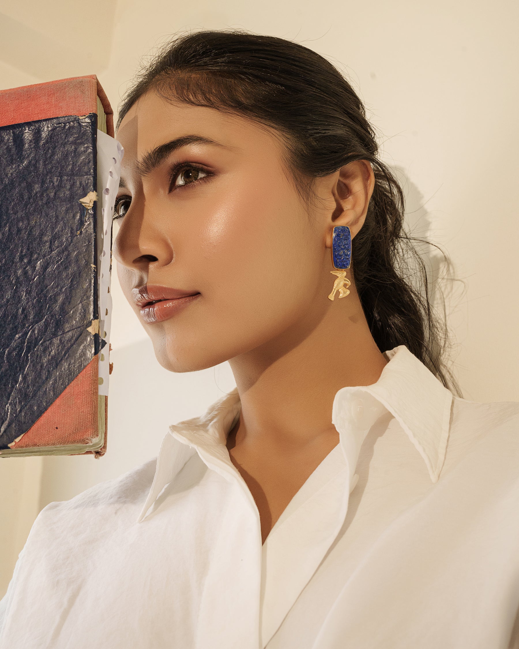 Tanjore earrings