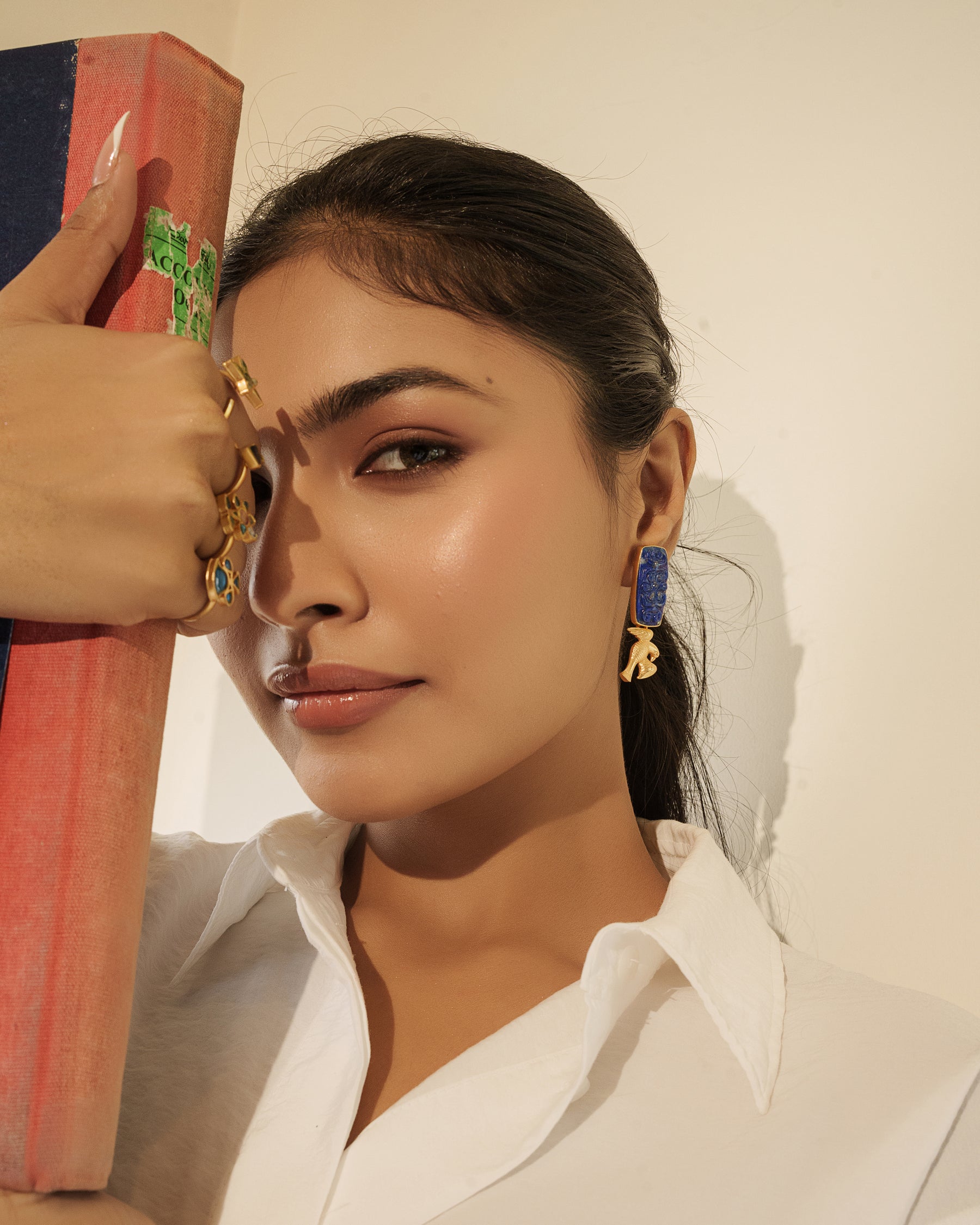 Tanjore earrings