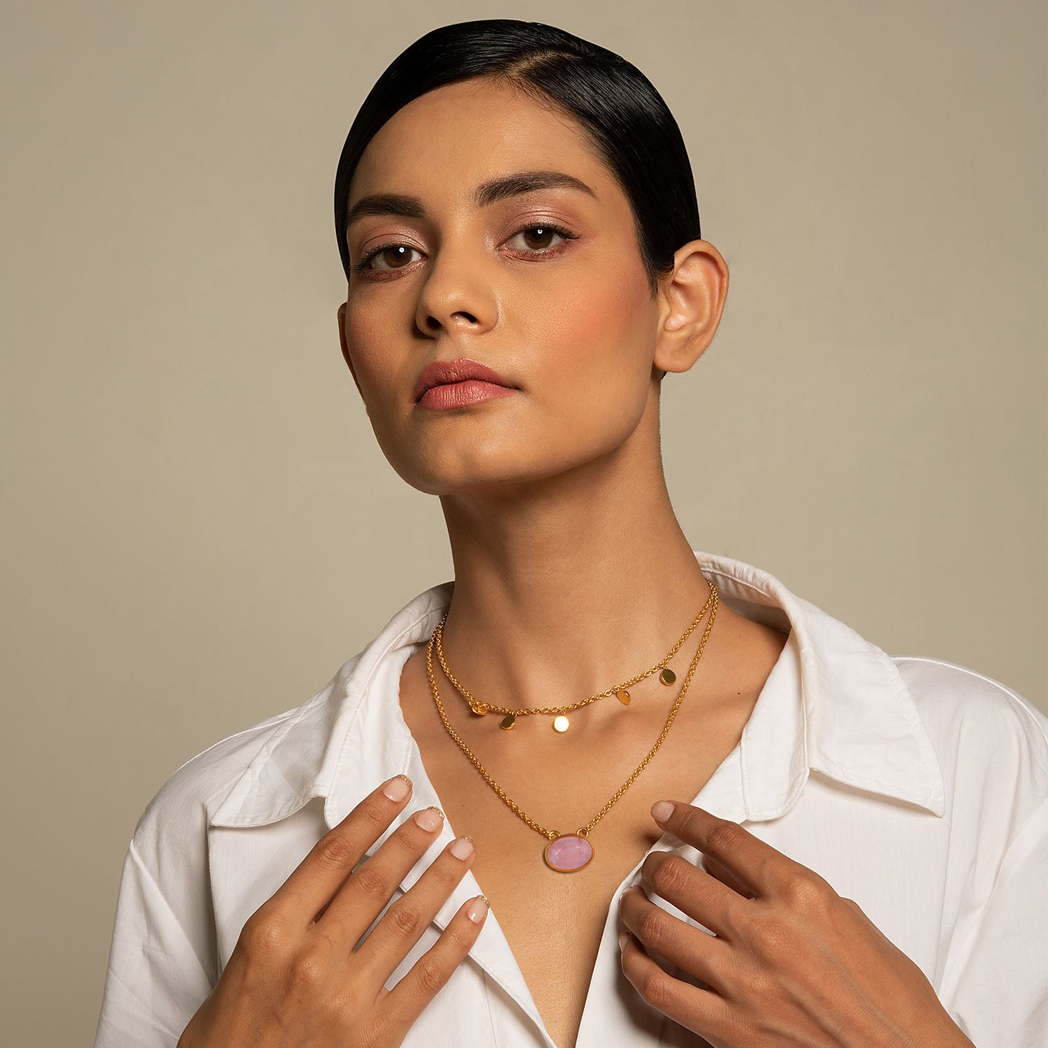 Midas Necklace Rose