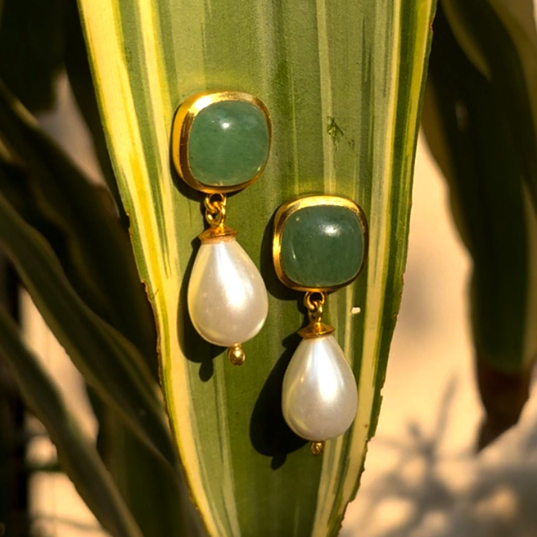 Pranati Earrings Green