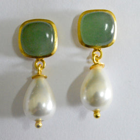 Pranati Earrings Green