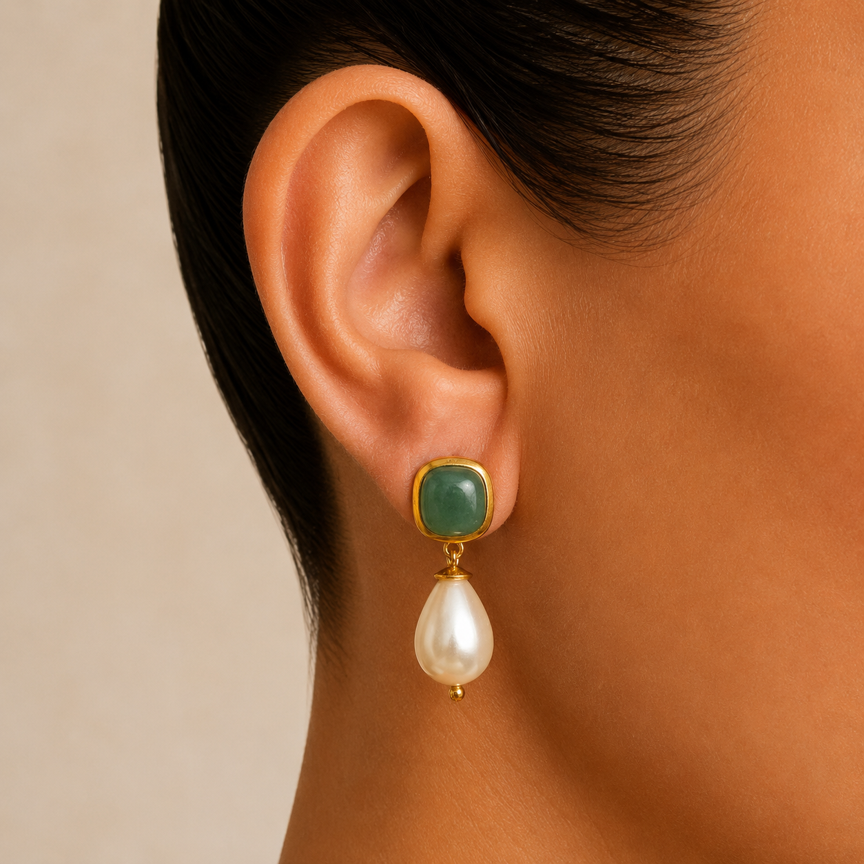 Pranati Earrings Green
