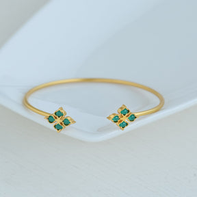 Blossom Bliss Bangle Green