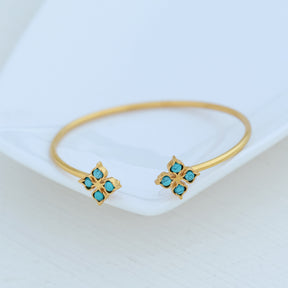 Blossom Bliss Bangle Turquoise
