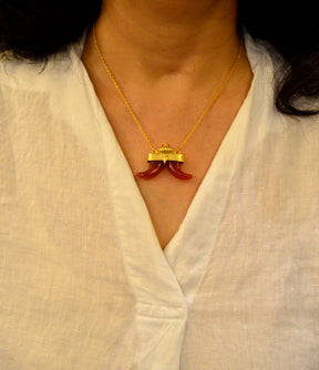 Isis Necklace Red