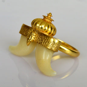 Isis Ring Ivory