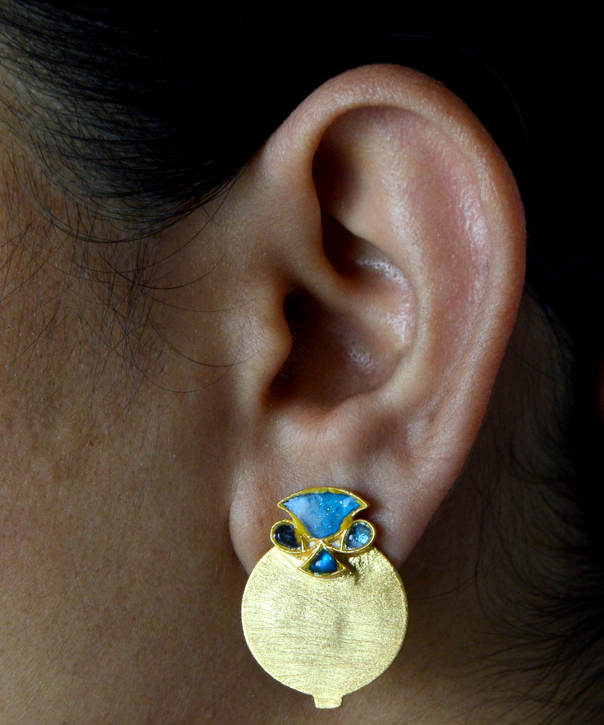 Maurya studs Blue