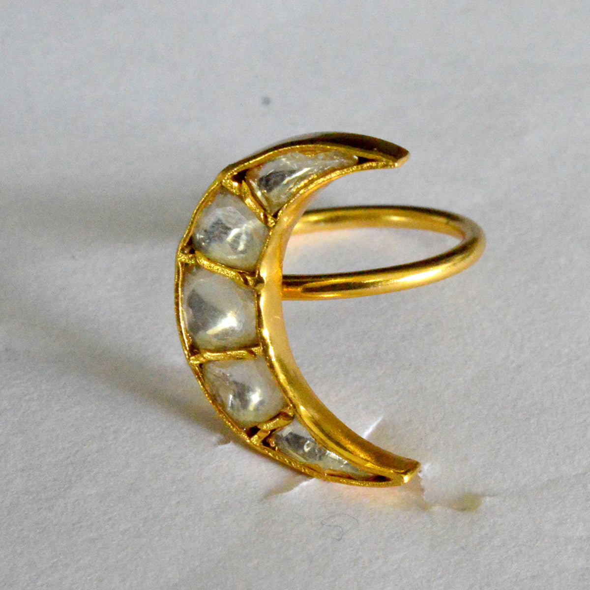 Crescent ring