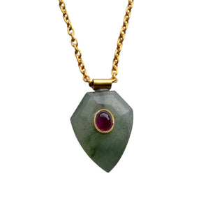 Urvashi necklace green