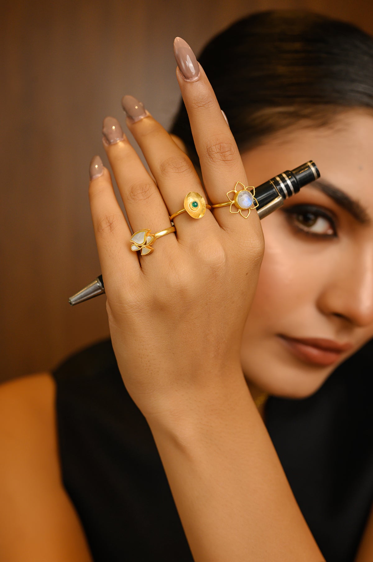 Mihir ring white