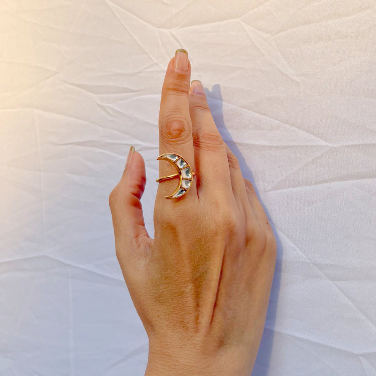 Crescent ring