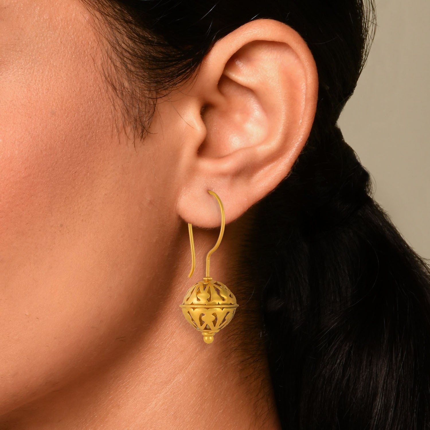 Rambha Gold Earrings