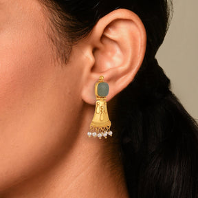 Maya Earrings Green