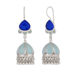 Noor Aqua Blue Earrings