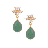 Aparajita Earrings Green