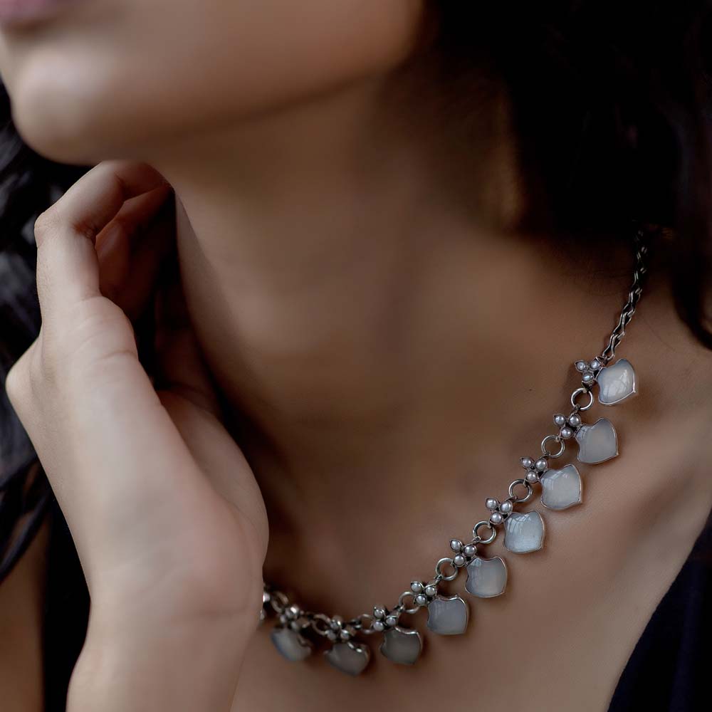 Rosa Moonstone Necklace